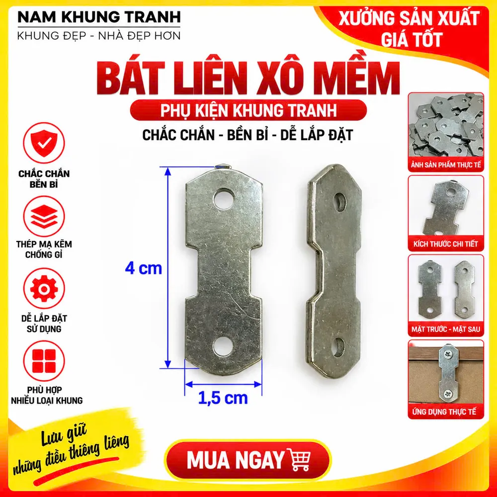 Bát liên xô mềm - Nam Khung Tranh