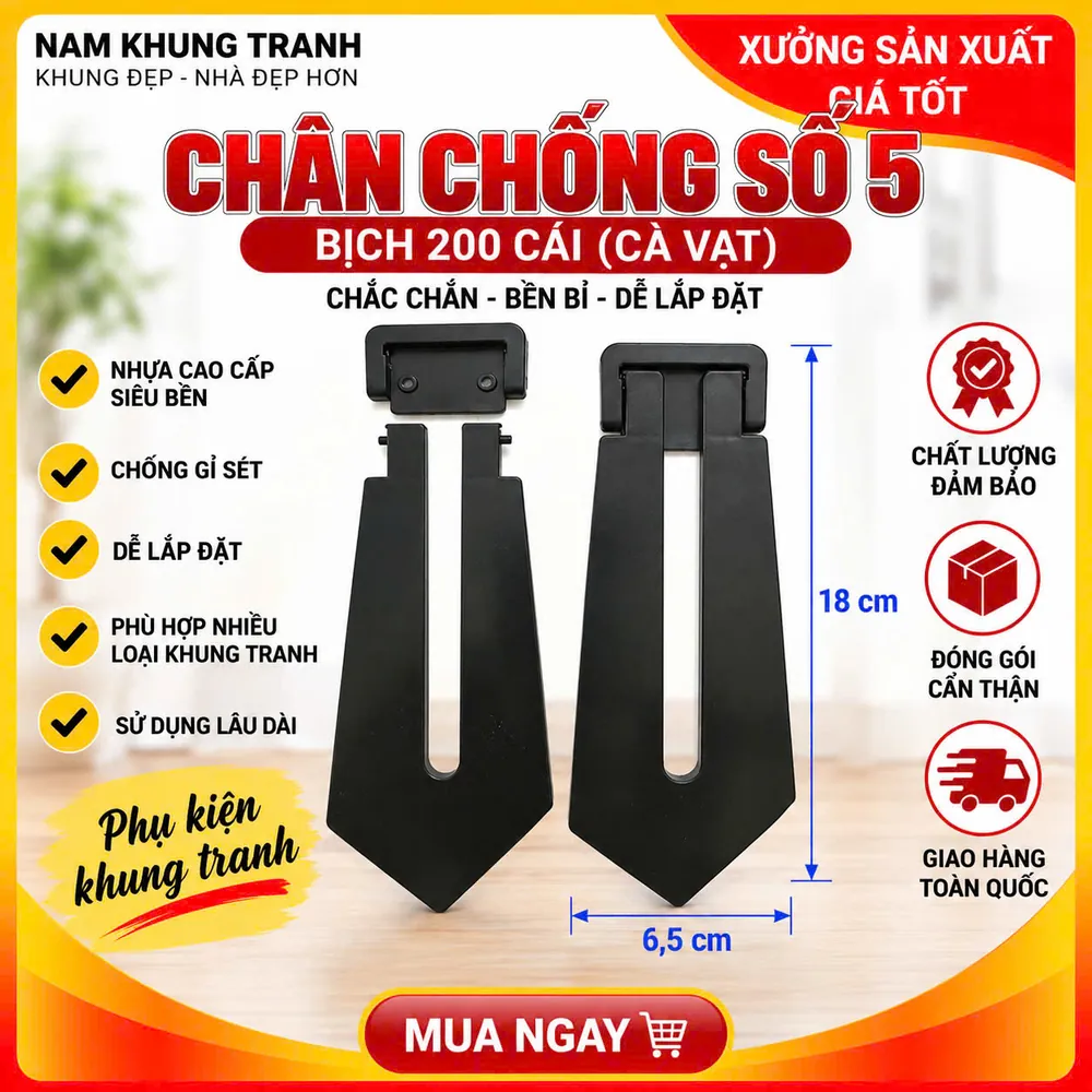 Chân chống số 5 (cà vạt) - Nam Khung Tranh