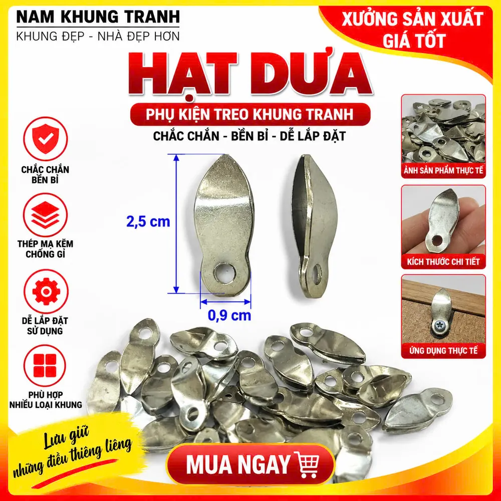 Hạt dưa treo khung tranh - Nam Khung Tranh