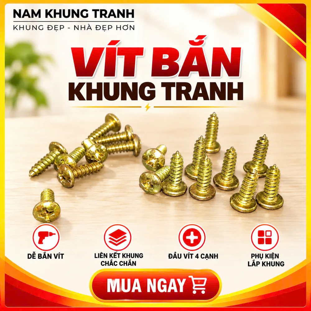 Vít bắn khung tranh - Nam Khung Tranh